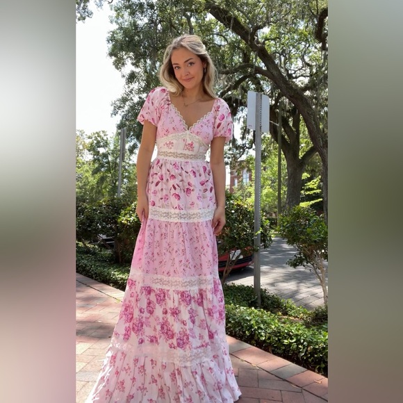 ALTAR’D STATE DARIANNE FLORAL MAXI DRESS - Picture 7 of 16